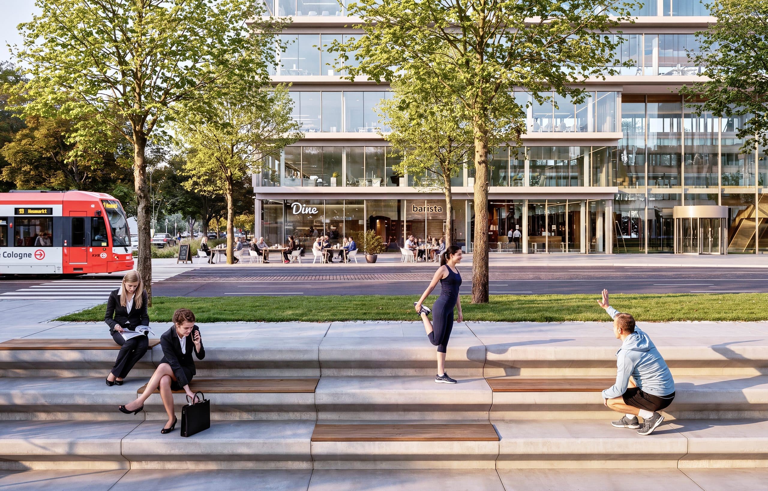 Visualisierung der Helenenwallstraße (bloomimages)